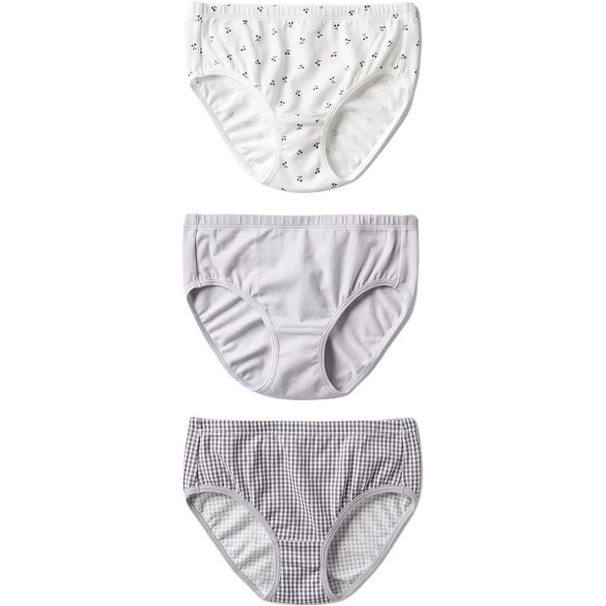 

Трусы 3 шт светло-серые для детей 3-7 лет UNIQLO, светло-серый