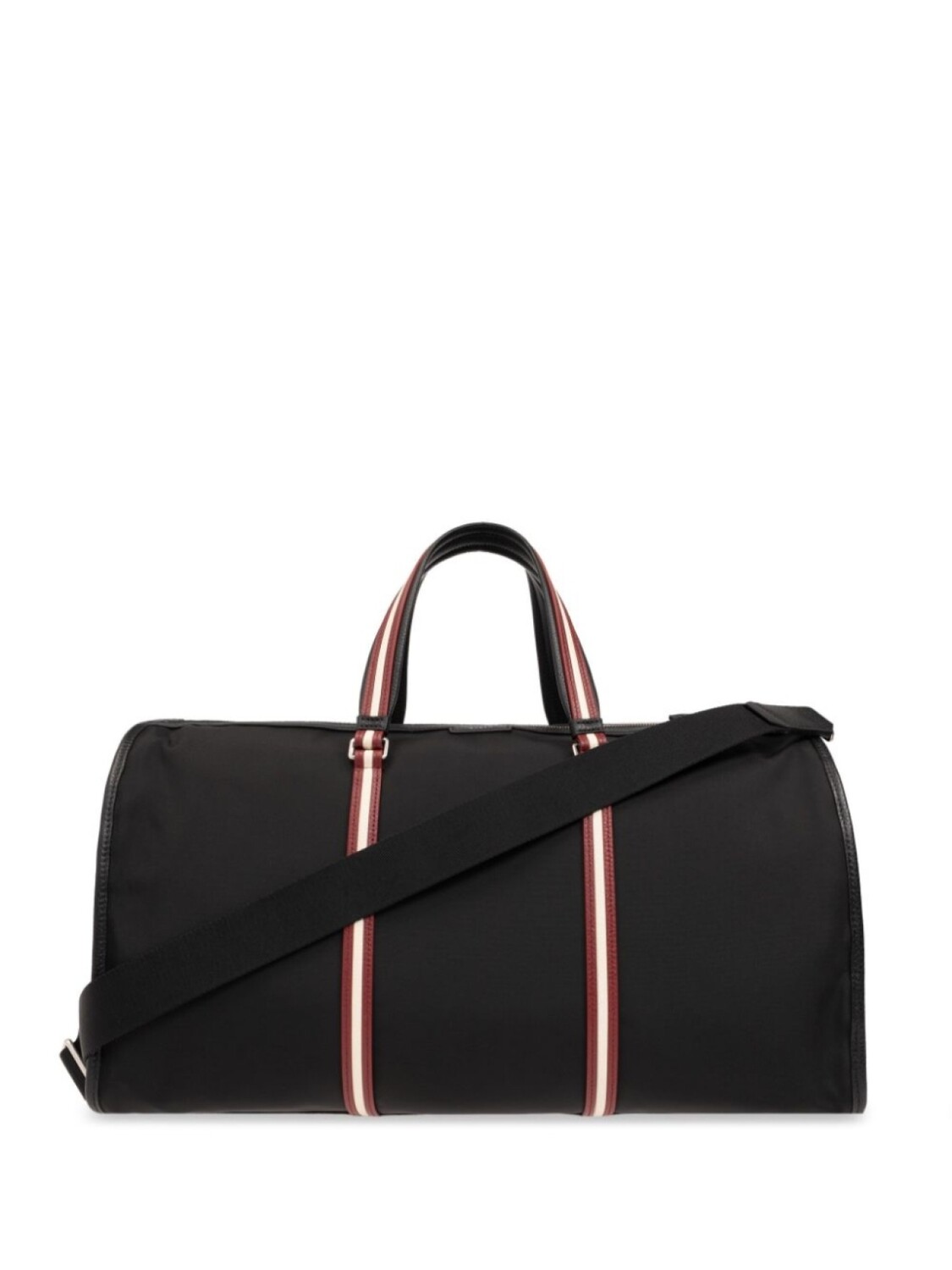 

Bally дорожная сумка с полосками кода, черный