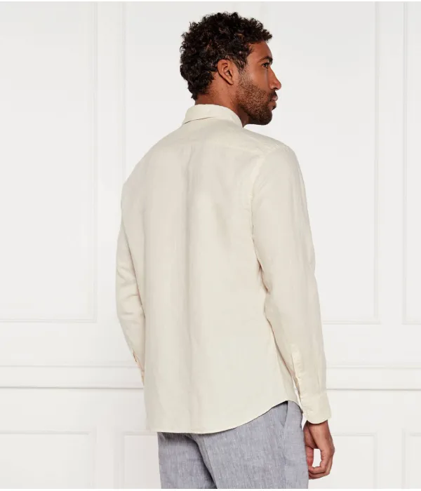 Льняная рубашка c-hal-kent-c3-223 Casual fit Boss, бежевый — фото 3