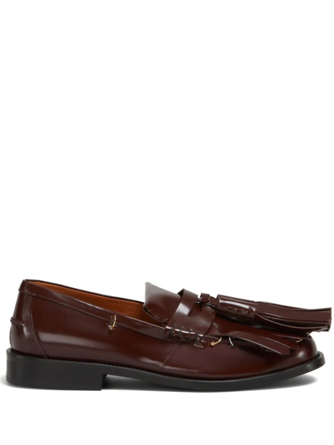 

Кожаные мокасины Marni, красный