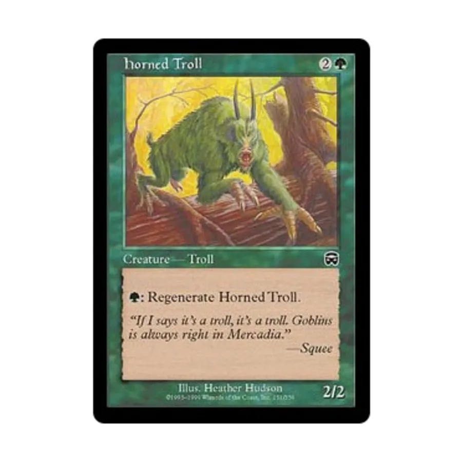 

CCG Рогатый тролль (С), MTG - Mercadian Masques