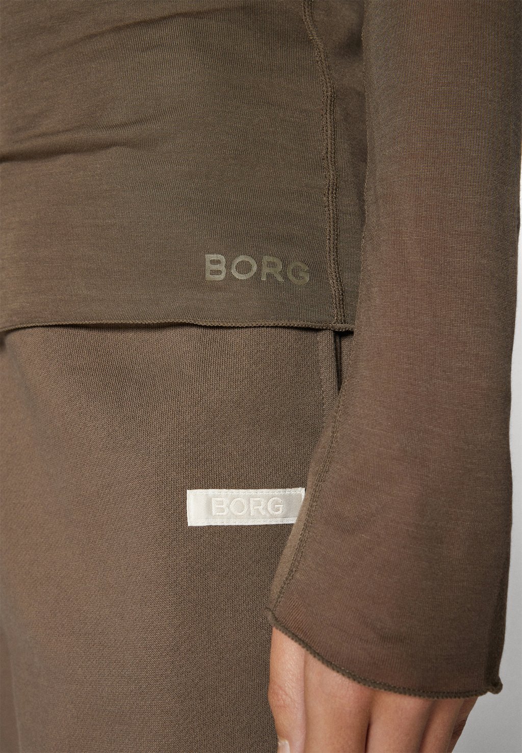 

Топ с длинными рукавами STUDIO LIGHT LONGSLEEVE Björn Borg, коричневый