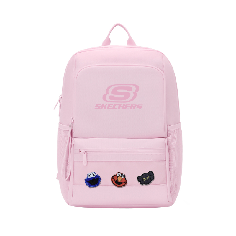 

Skechers Тканевый рюкзак унисекс разноцветный, Ice Pink (Sesame Street Hook-and-Loop)