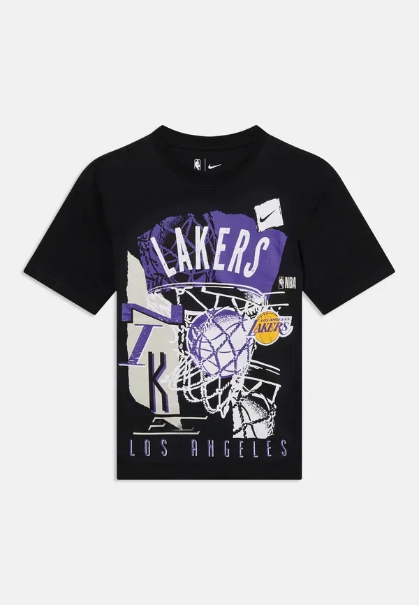 Футболка Nike Performance NBA Los Angeles Lakers Tee Print, черный — фото 3