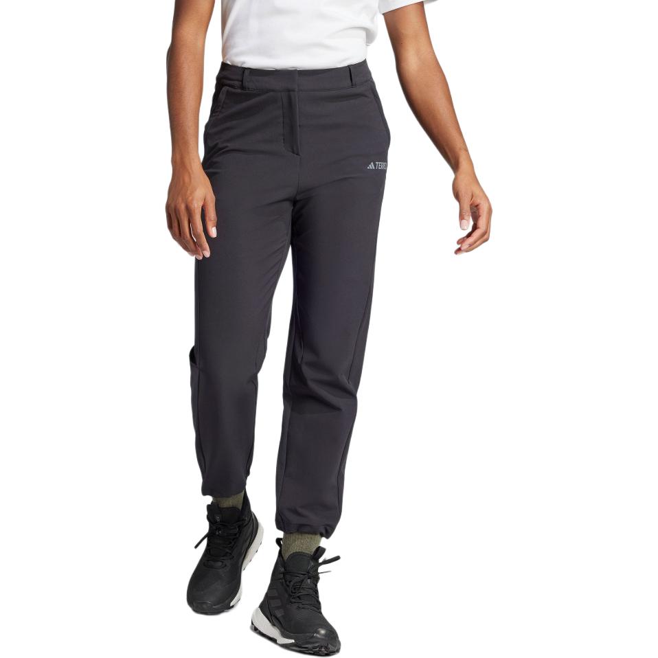 

Вязаные спортивные штаны женские Adidas, черный