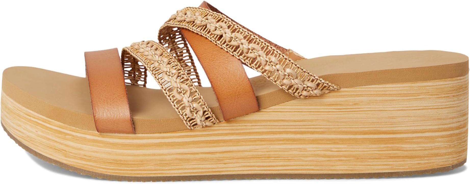 Сандалии SKECHERS Summers, желто-коричневый — фото 4