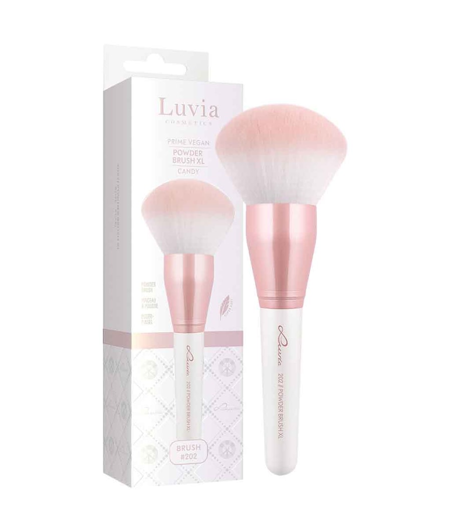 

Кисть кабуки Luvia Prime Vegan Powder Brush XL - Candy 202, 1 шт.