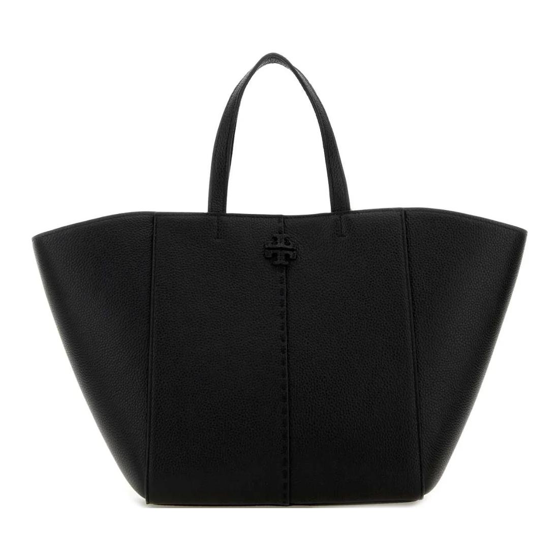 

TORY BURCH Личи зернистая кожаная сумка через плечо кроссбоди женская черная