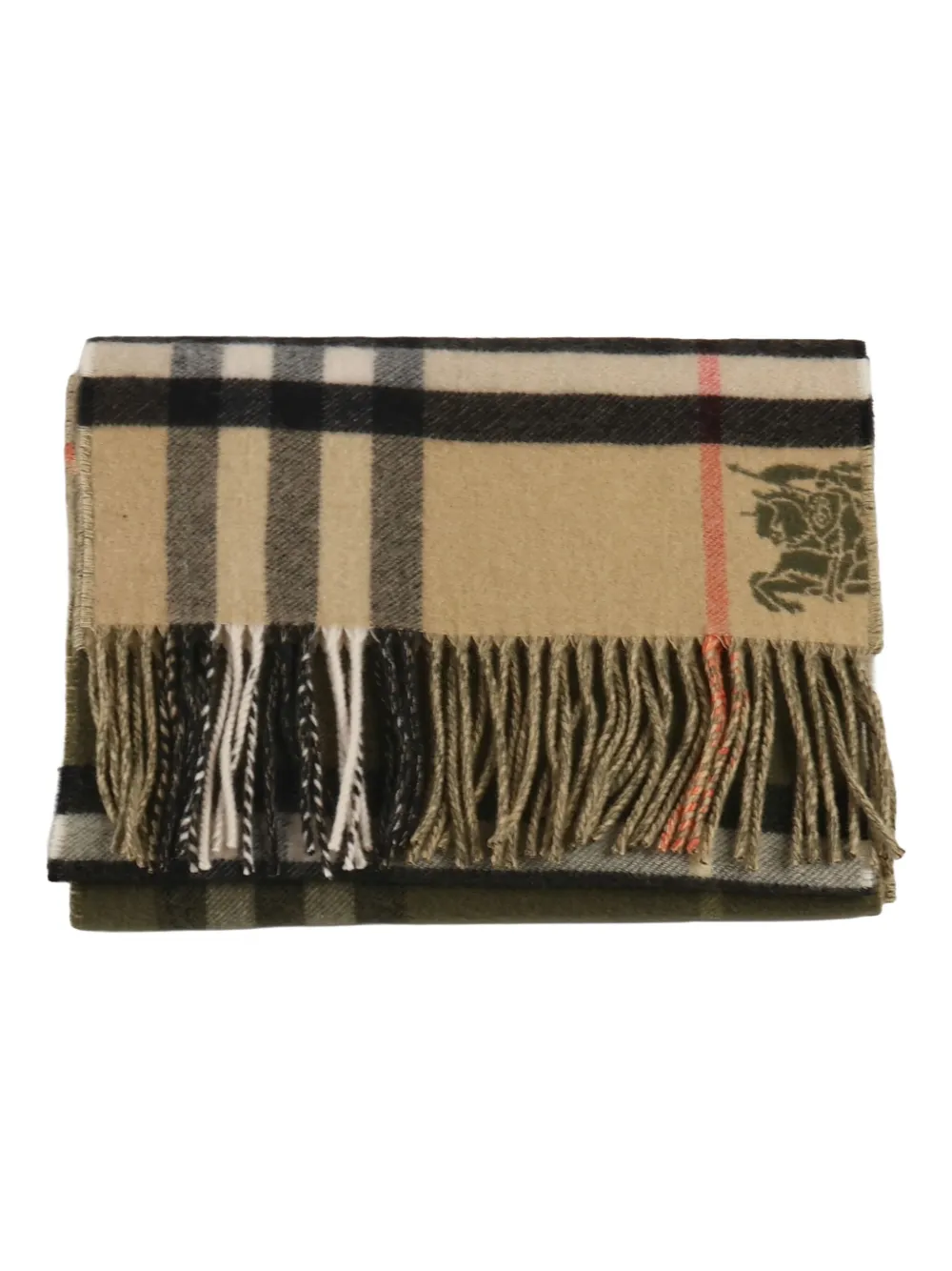 

Клетчатый шарф BURBERRY, зеленый
