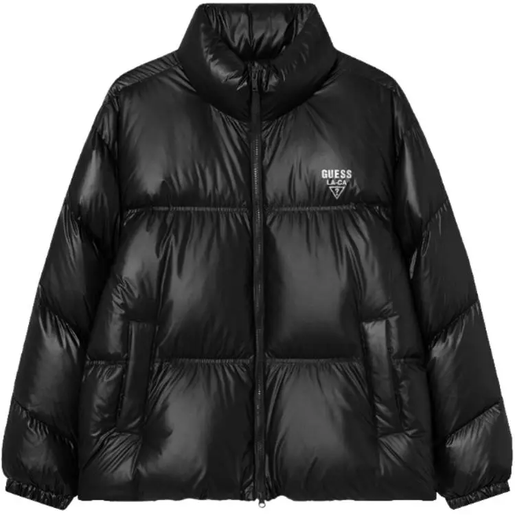 

Пуховая куртка унисекс, воротник-стойка, умеренный Guess, ink черный
