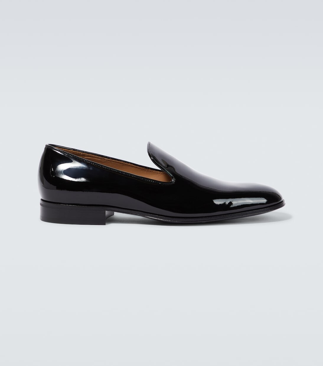 

Джинсовые лакированные лоферы Gianvito Rossi, черный