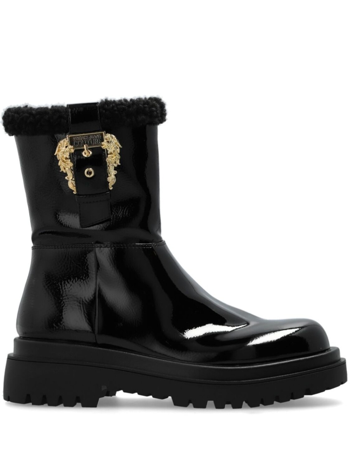 

Versace Jeans Couture дрю барочные сапоги с пряжкой, черный