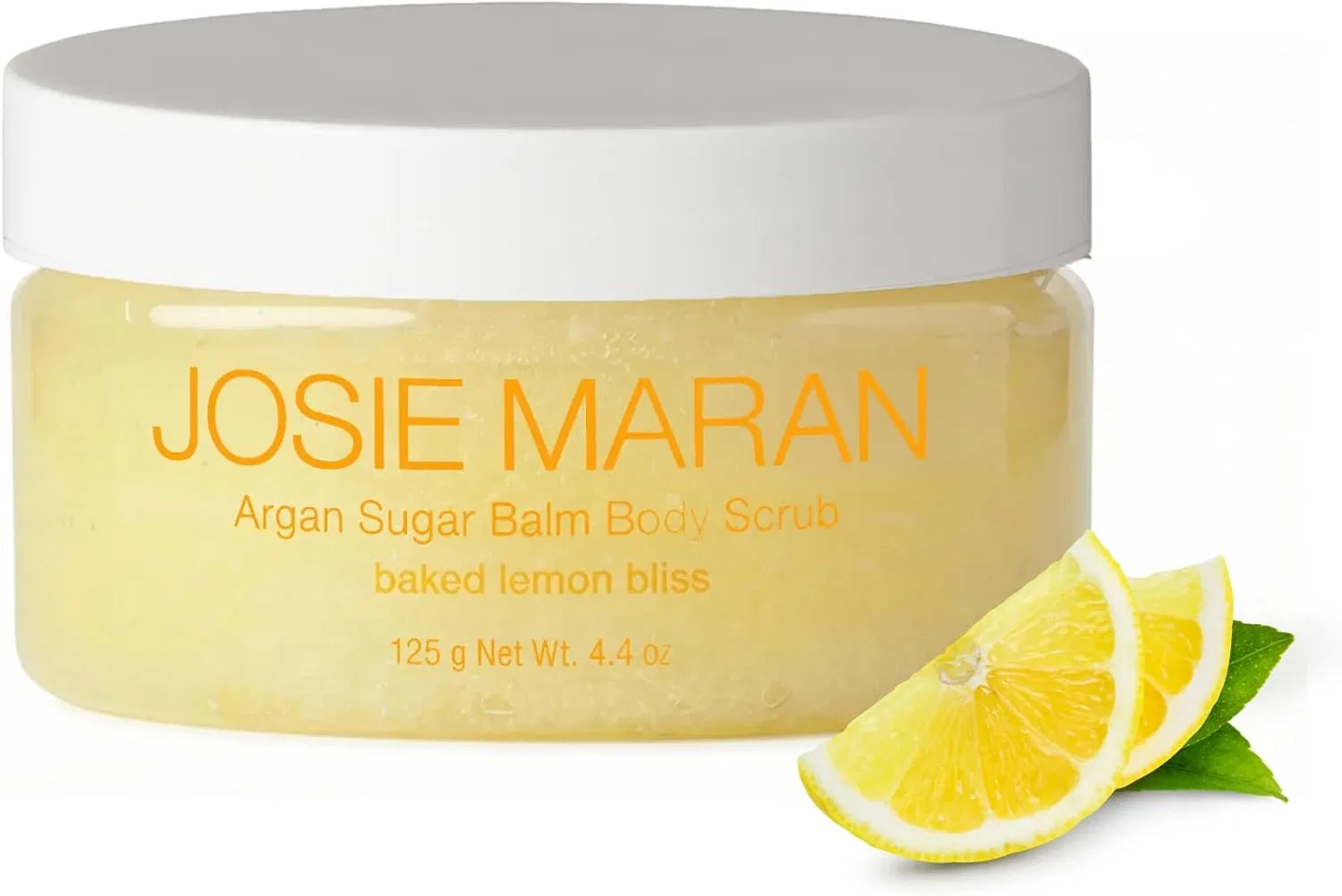 Скраб для тела сахарный с аргановым маслом Josie Maran Baked Lemon Bliss, 4.5 унции