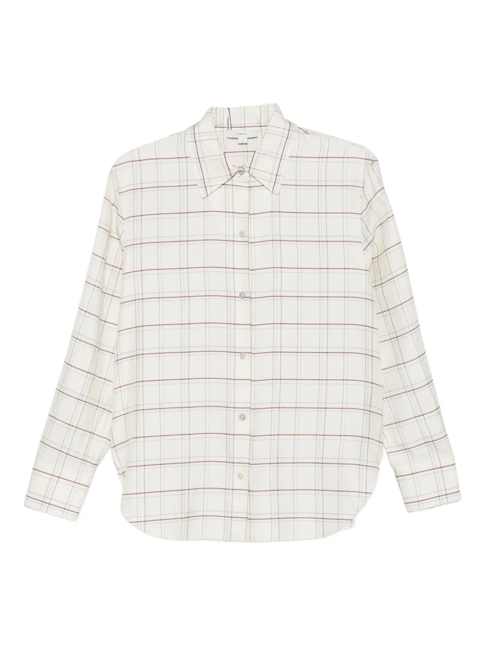 

Рубашка в клетку Vince, нейтральный