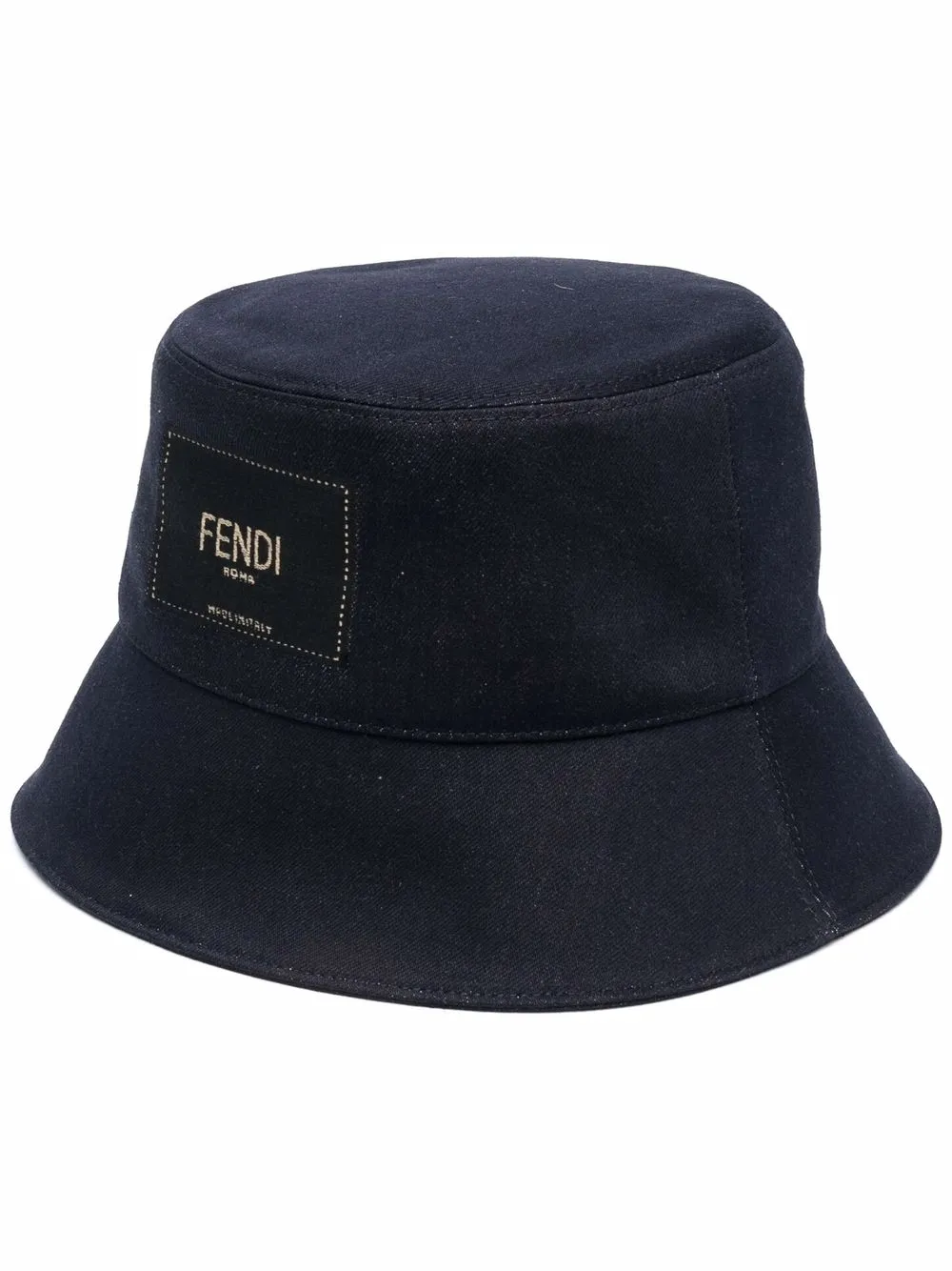 

Панама с нашивкой-логотипом FENDI, синий