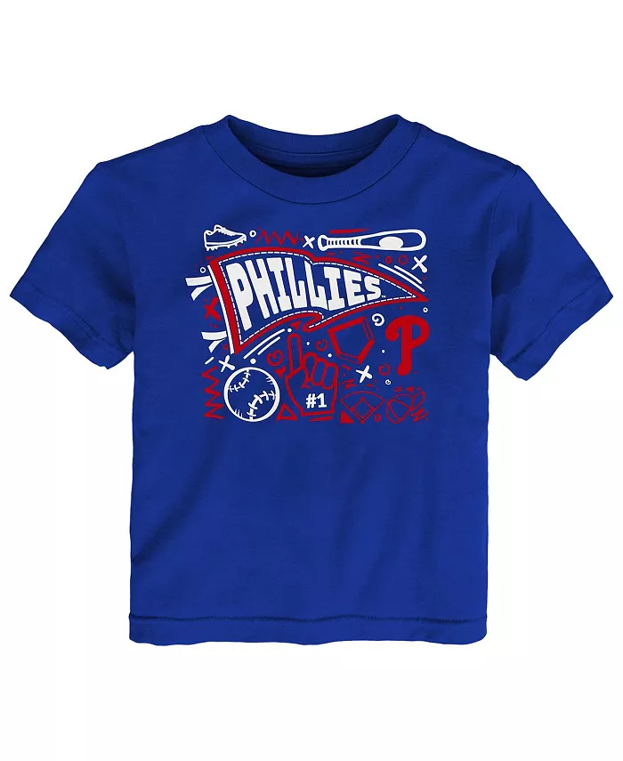

Футболка для малышей Royal Philadelphia Phillies Ballpark Fun Outerstuff