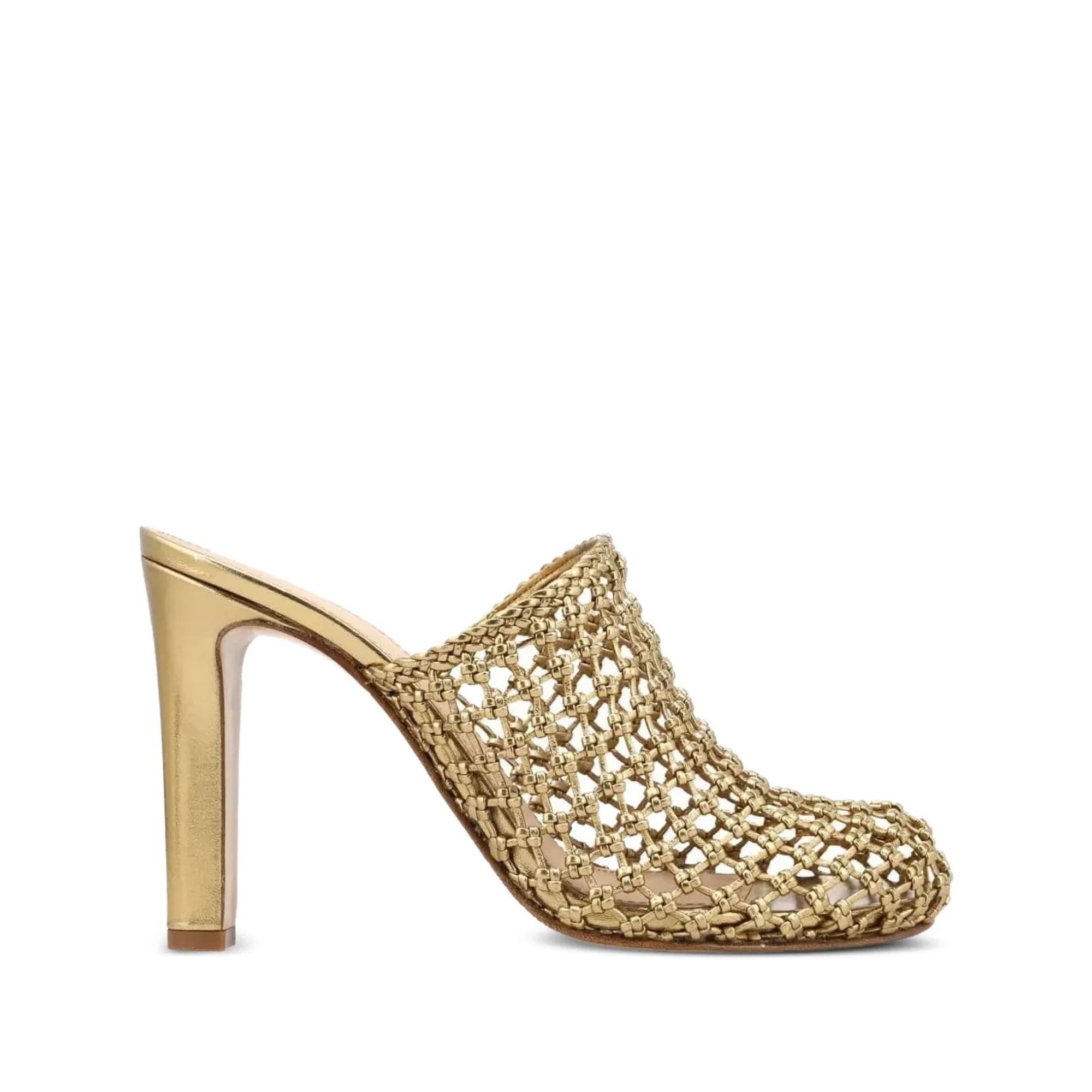 Феррагамо Мюли Salvatore Ferragamo, золотой