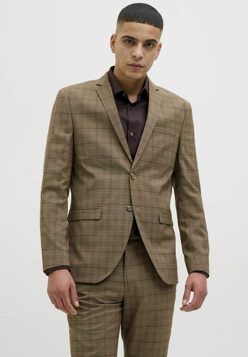 

Пиджак-блейзер JPRFRANCO CHECK - Suit jacket Jack & Jones, бежевый
