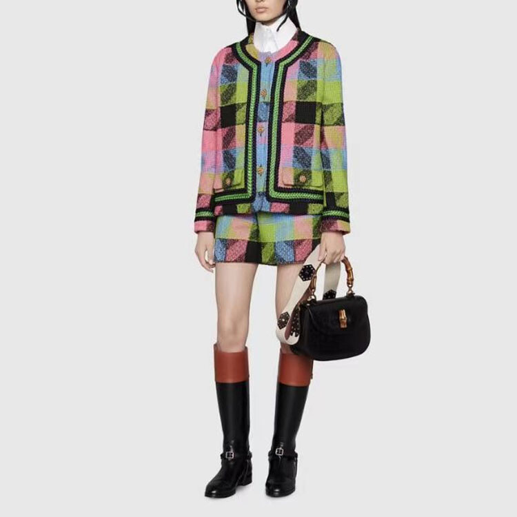 Повседневные шорты женские разноцветные Gucci, цвет Multicolor — фото 2