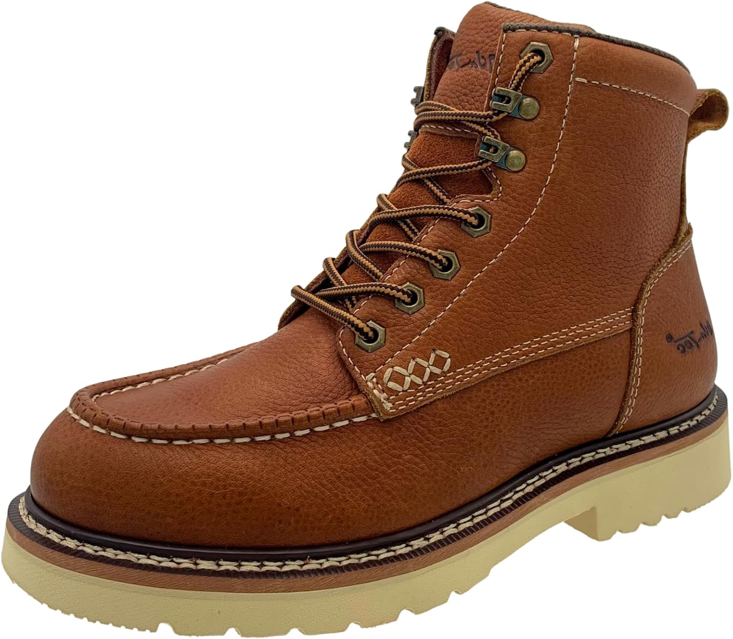 

Мужские ботинки Ad Tec Apex 6 с композитным носком - 9181, сертифицированные по ASTM F2413-18 M/I/C, F3445-21(SR), F2892-18 (EH), из кожи полной выделки, коричневый