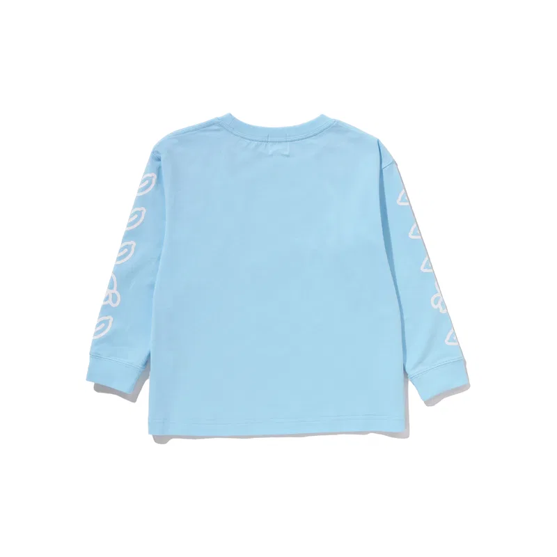 Футболка детская A Bathing Ape синяя — фото 3