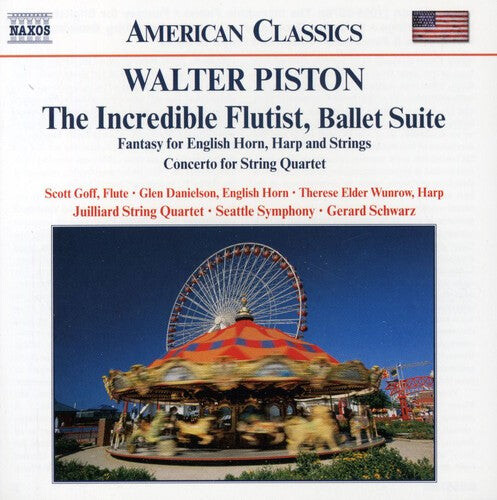 

CD диск Piston / Goff / Danielson / Wunrow / Schwarz: Incredible Flutist
