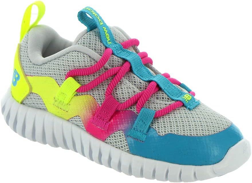 Кроссовки New Balance Kid's Playgruv V1 с эластичной шнуровкой, розовый — фото 2