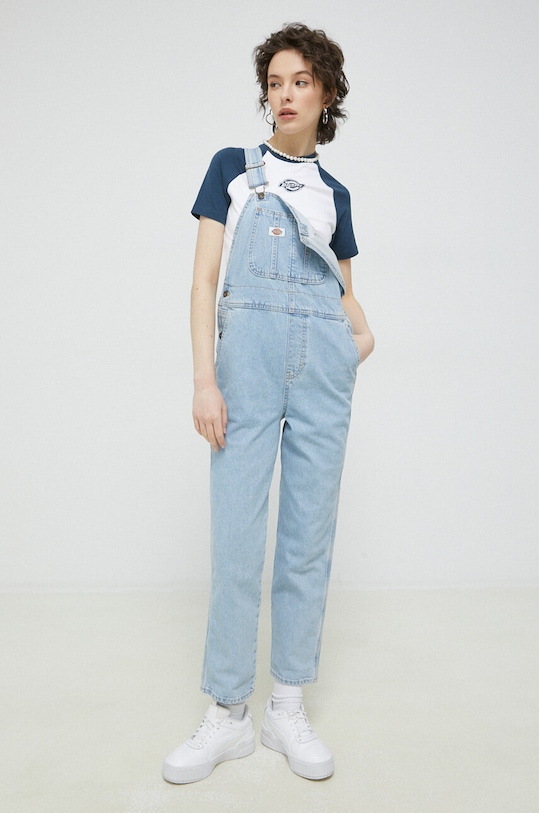 

Джинсовые комбинезон Dickies, синий