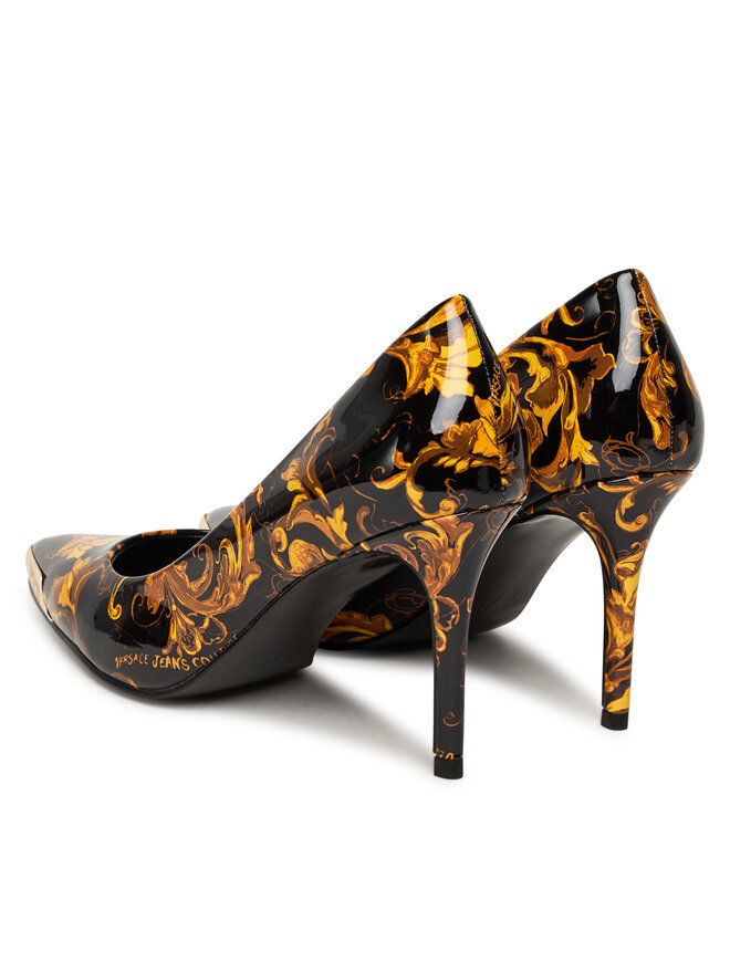 Туфли на высоком каблуке 79VA3S50 ZS366 Versace Jeans Couture, черный — фото 3