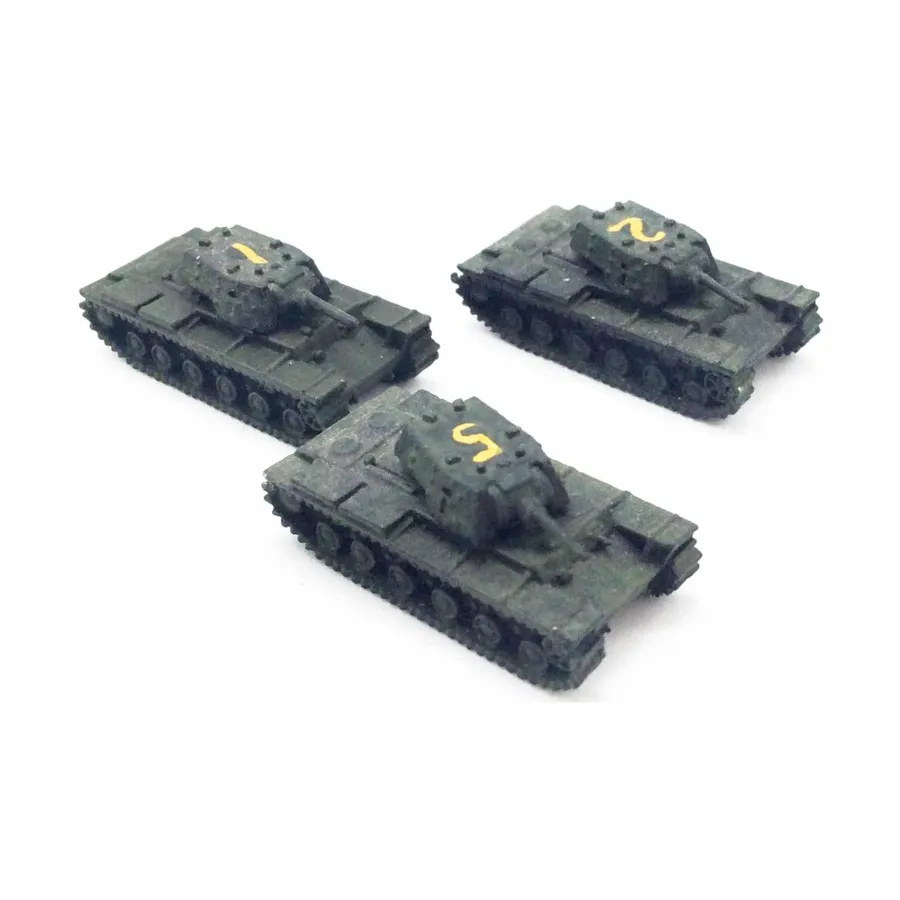 

КВ-1/1940 Коллекция №3, WWII Micro Armour - Russia - Loose Miniatures (1:285)