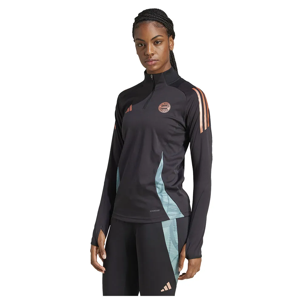 

Толстовка adidas FC Bayern Tiro 24 Training half zip, черный