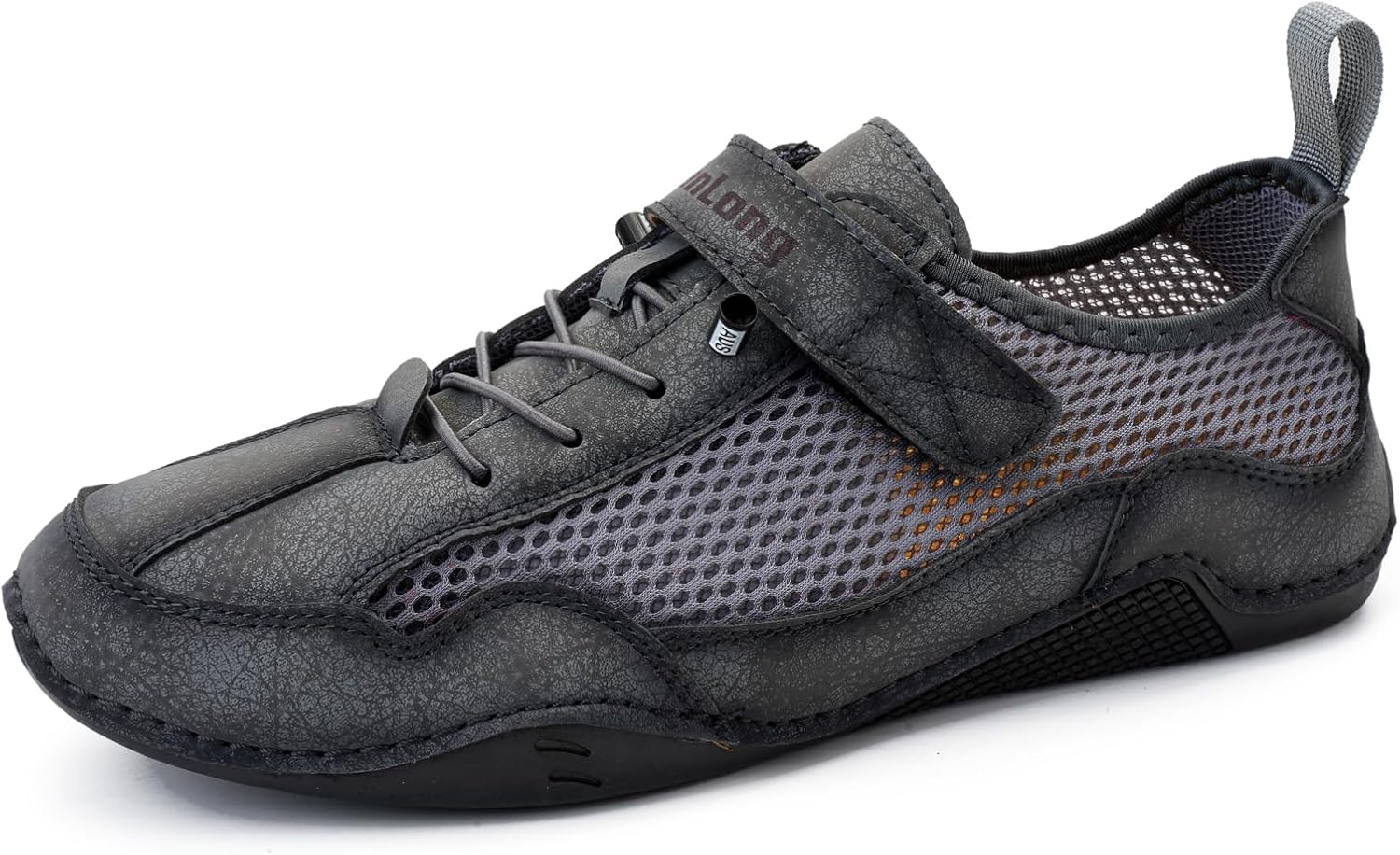 

Мужские сетчатые кроссовки для прогулок и походов, летние слипоны, повседневная обувь, модные кеды для мужчин Abborora, серый