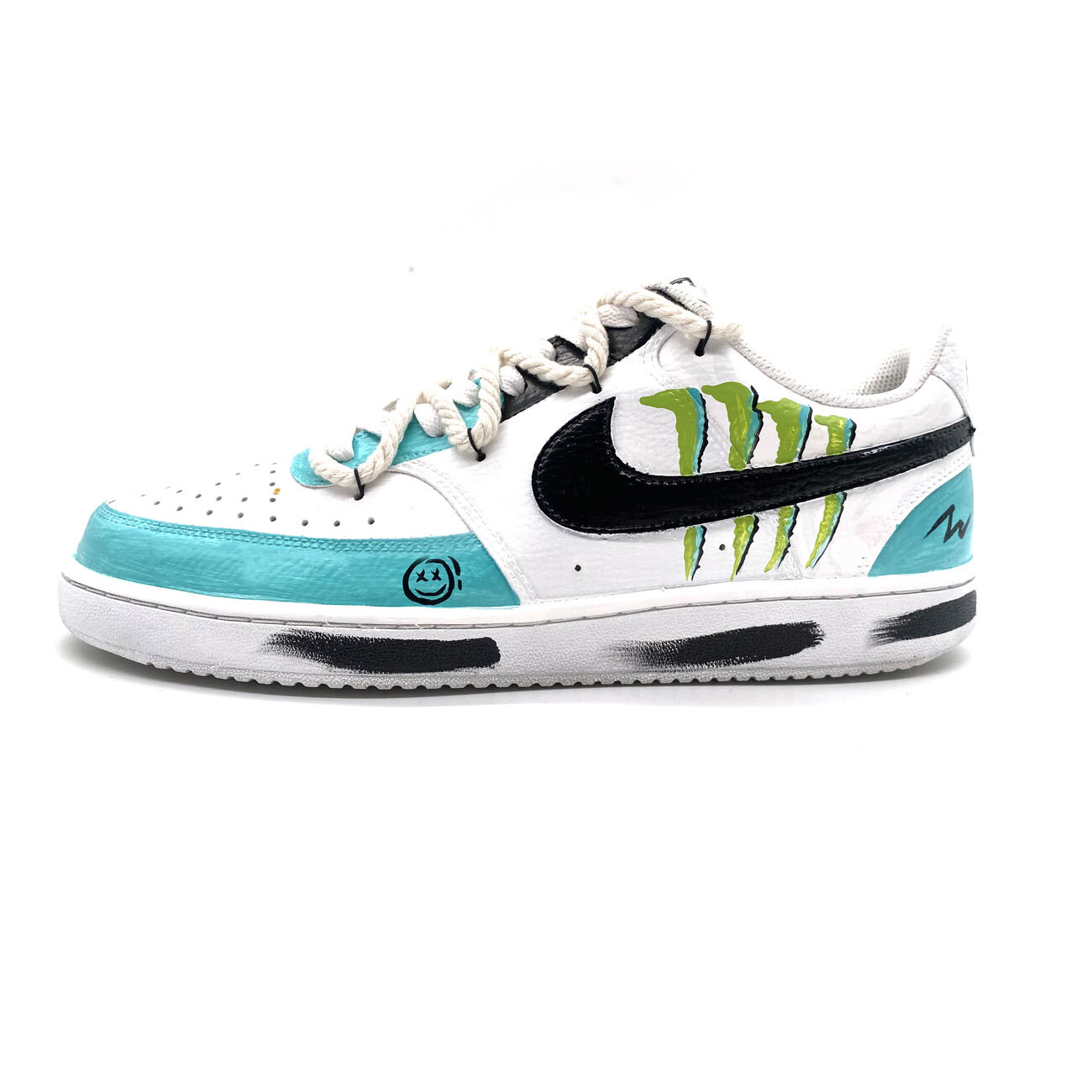 

Кроссовки Nike Court Vision 1 Skateboarding Shoes Unisex Low-top White, белый