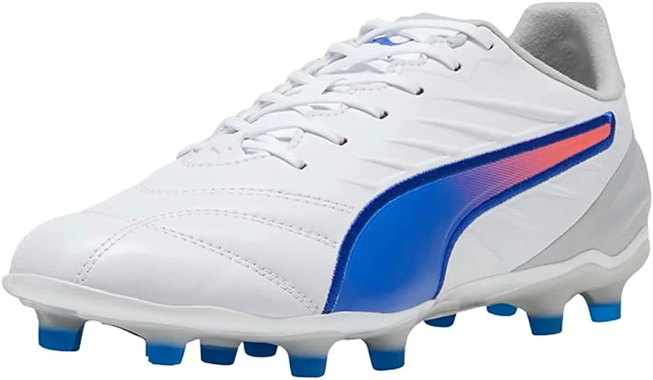 Мужские футбольные бутсы Puma King Pro для твердого и искусственного покрытия, белый — фото 2