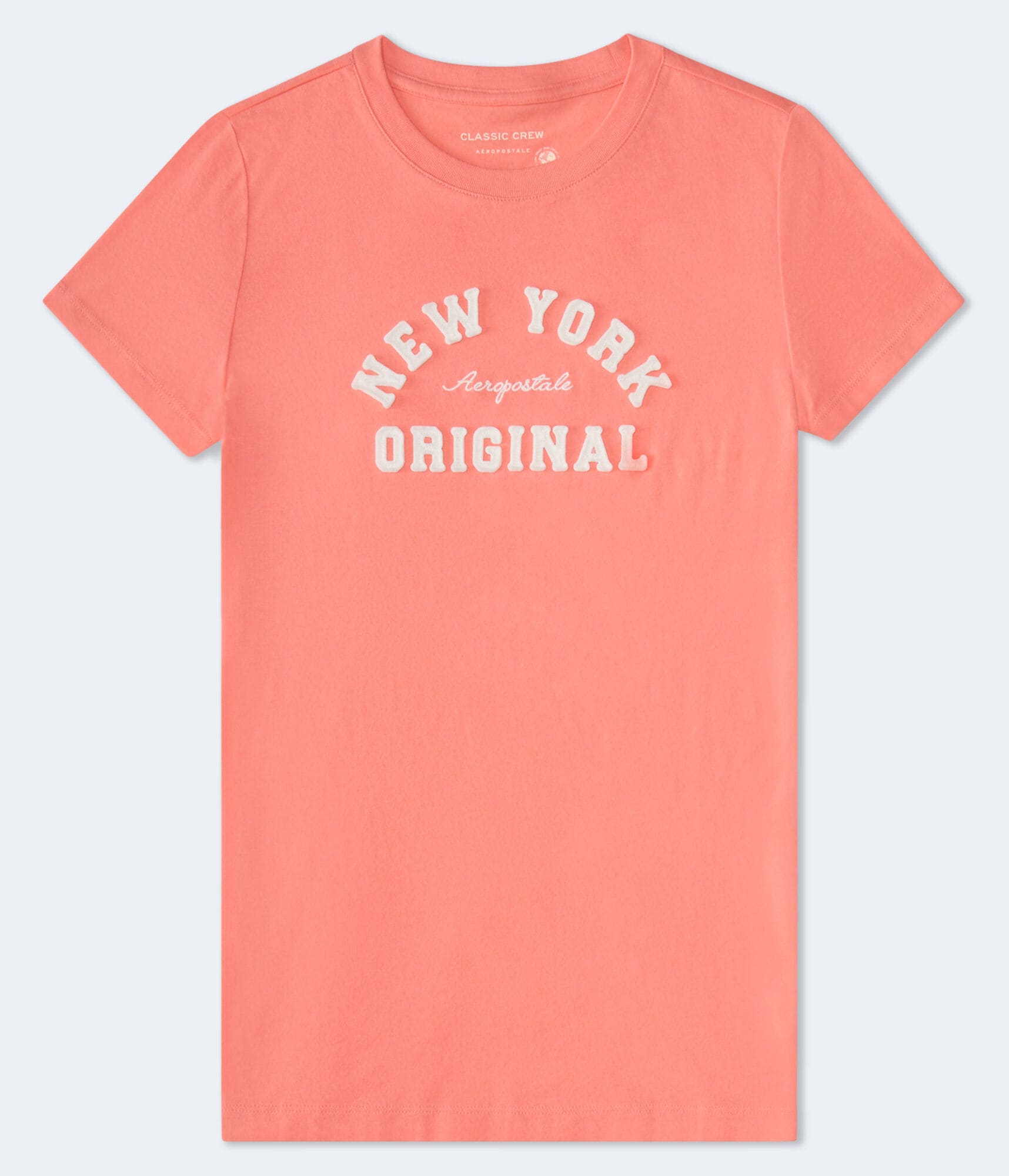 

Футболка с аппликацией Aeropostale New York Arch, светло-розовый