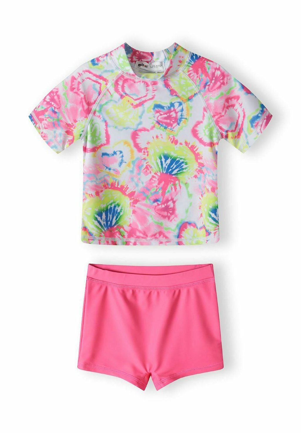 

Купальный костюм SHORT SLEEVE SET MINOTI, неоново-розовый