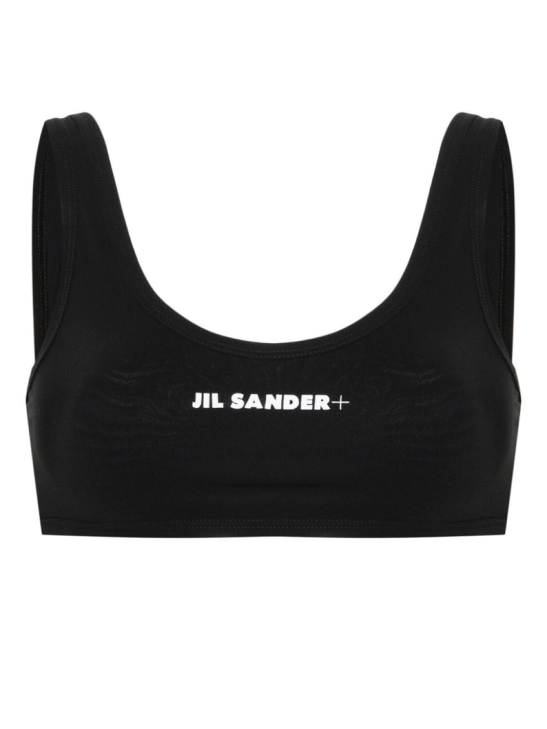 

Топ бикини с логотипом Jil Sander, черный