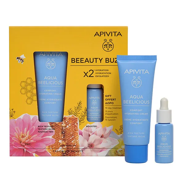 

Безмасляное увлажнение и свежесть Pack Aqua Belicious Apivita, 1 UD