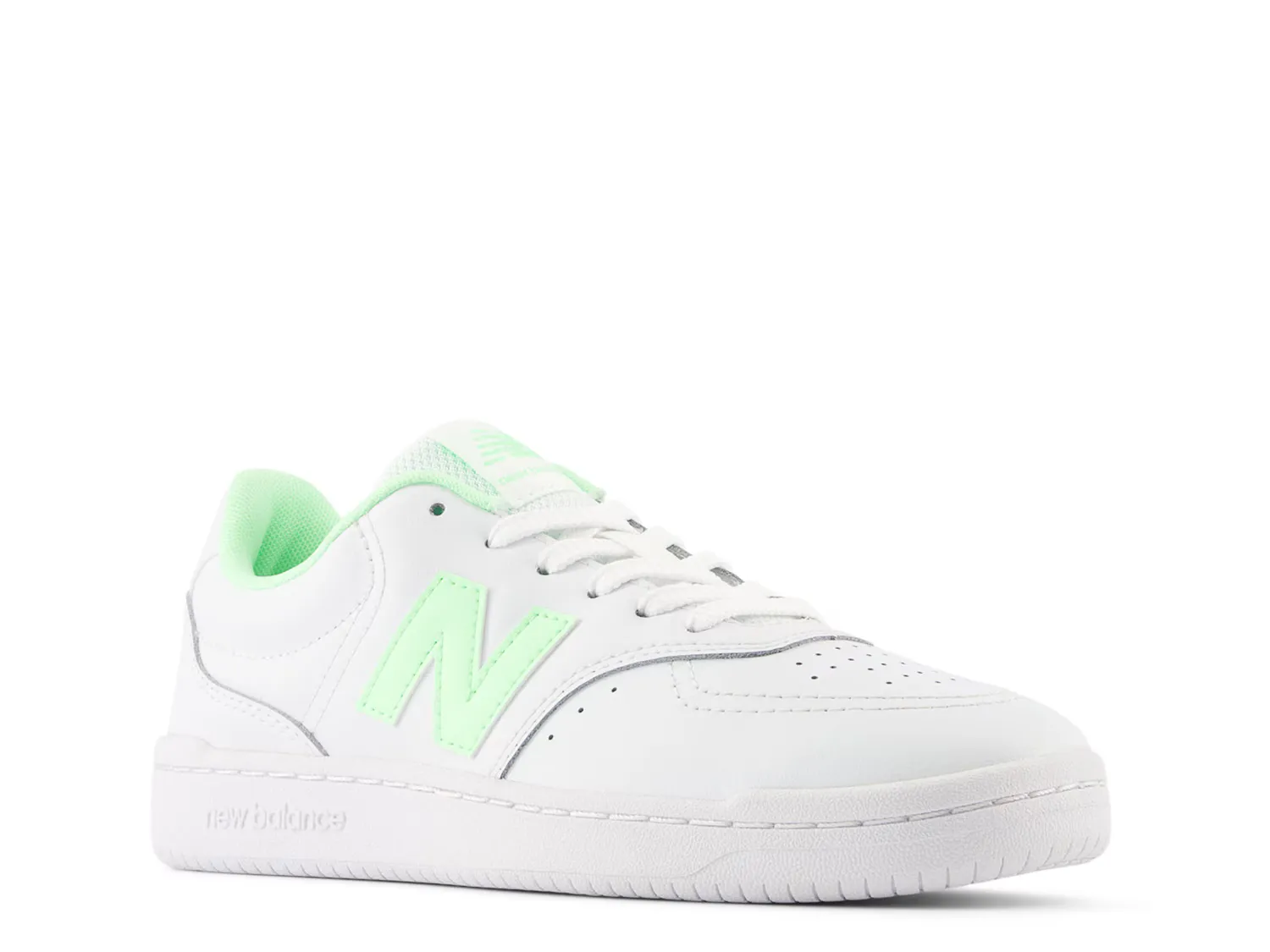 

Кроссовки BB80 Court Sneaker New Balance, белый/зеленый