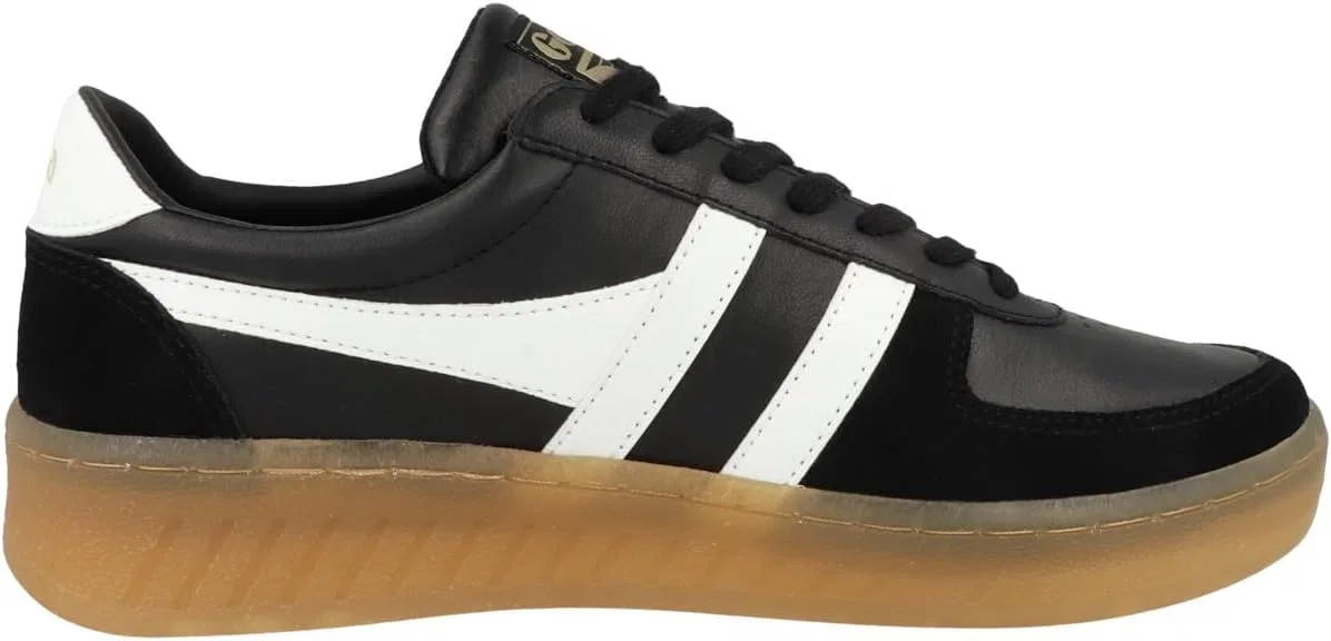 Мужские кроссовки Gola Elite Grandslam, Black White Gum Cmb621Bw — фото 3