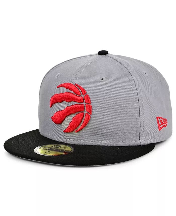 

Базовая двухцветная кепка Toronto Raptors 59FIFTY New Era, серый