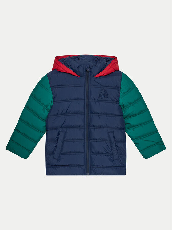 

Пуховик стандартного кроя United Colors Of Benetton, мультиколор