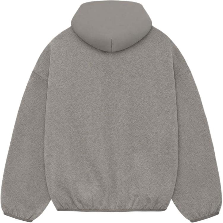 Куртка с капюшоном из флиса Core Collection Nylon Fear Of God Essentials, цвет вересковый серый — фото 3