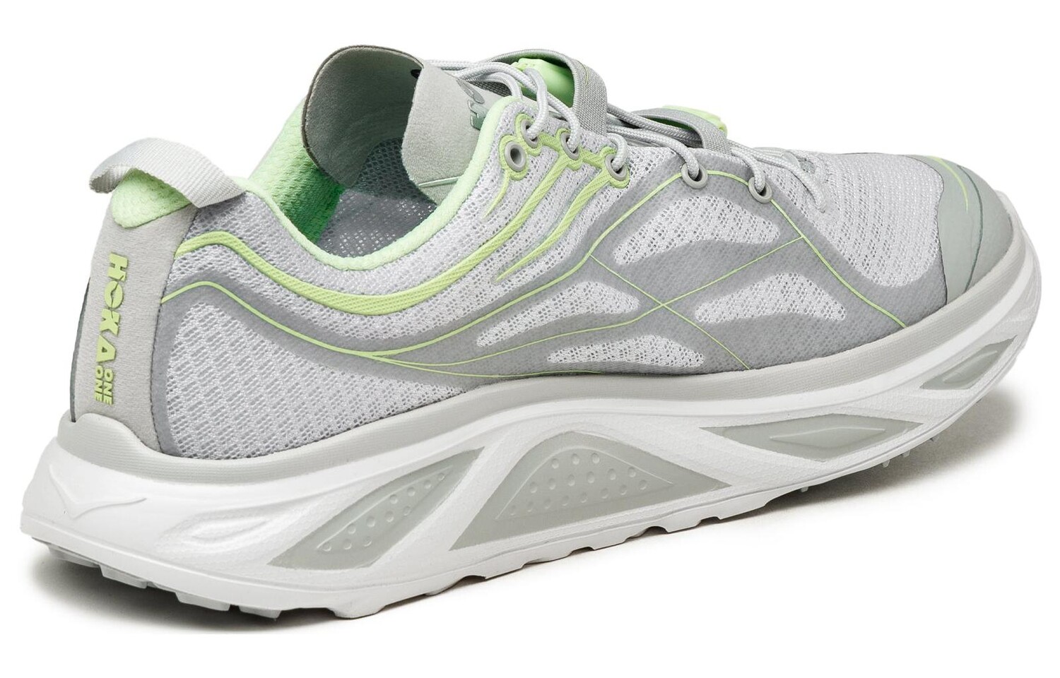 HOKA ONE ONE Huaka Origins Кроссовки унисекс, Гавань Туман/Лаймовое сияние — фото 3