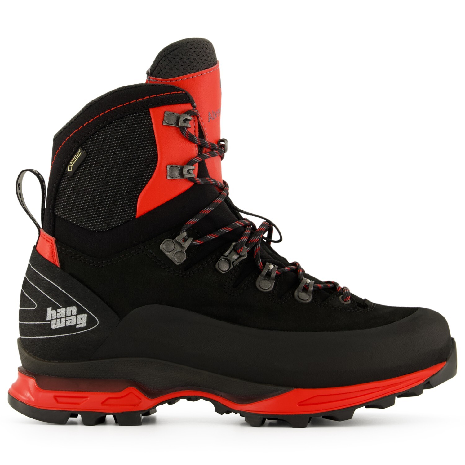 

Ботинки для прогулки Hanwag Alverstone II GTX, цвет Black/Red
