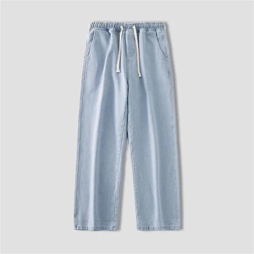 Джинсы свободного кроя, Men's Drawstring Jeans, 4 — фото 3