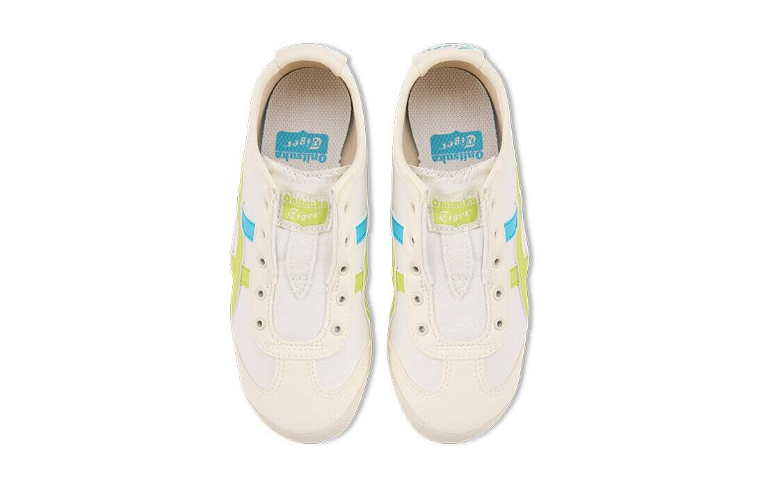 Кроссовки Onitsuka Tiger MEXICO 66 Kids Lifestyle Shoes Kids Low-top Beige/Green, зеленый — фото 3