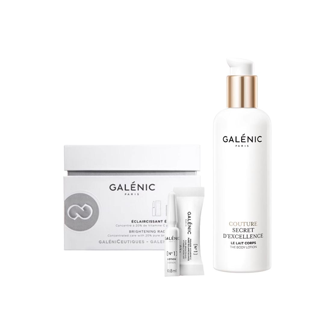 

Снежный водорослевый лосьон-эссенция для тела набор для ухода увлажнение и осветление GALENIC