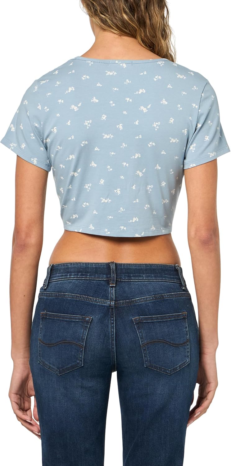Женская футболка Levi's Lyra, Lou Ditsy Floral Dusty Blue — фото 2
