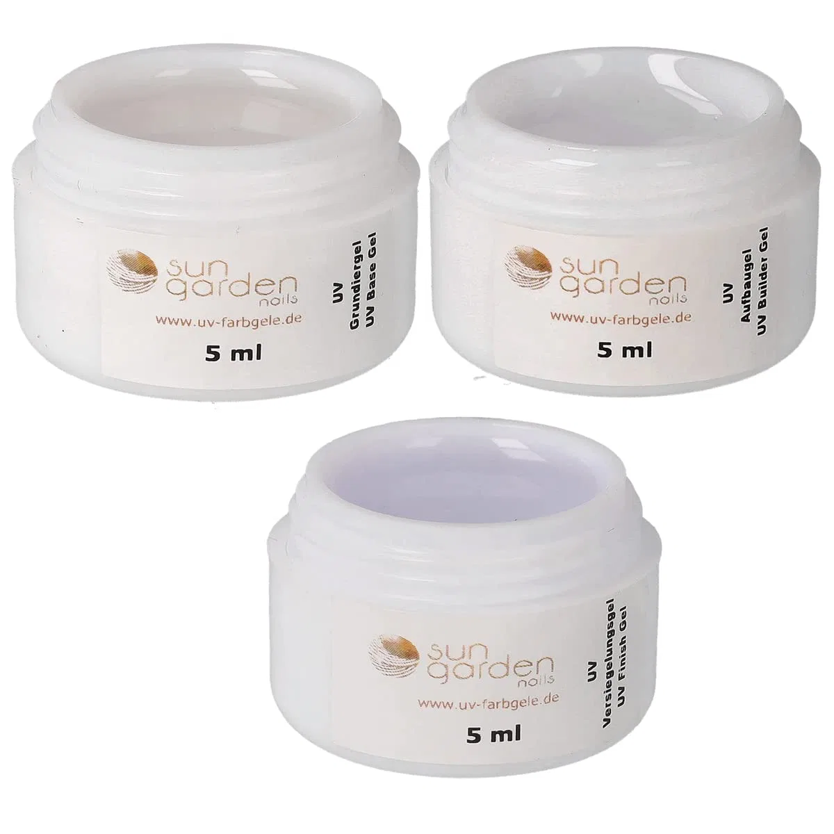 Набор УФ-гелей Sun Garden Nails 3 x 5 мл Sun Garden Nails